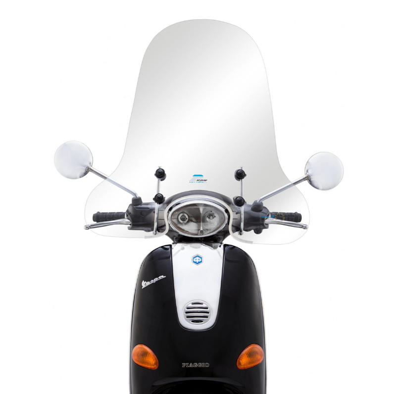Parabrisas CUPPINI alto para Vespa ET2/ET4 50-150ccm, transparente