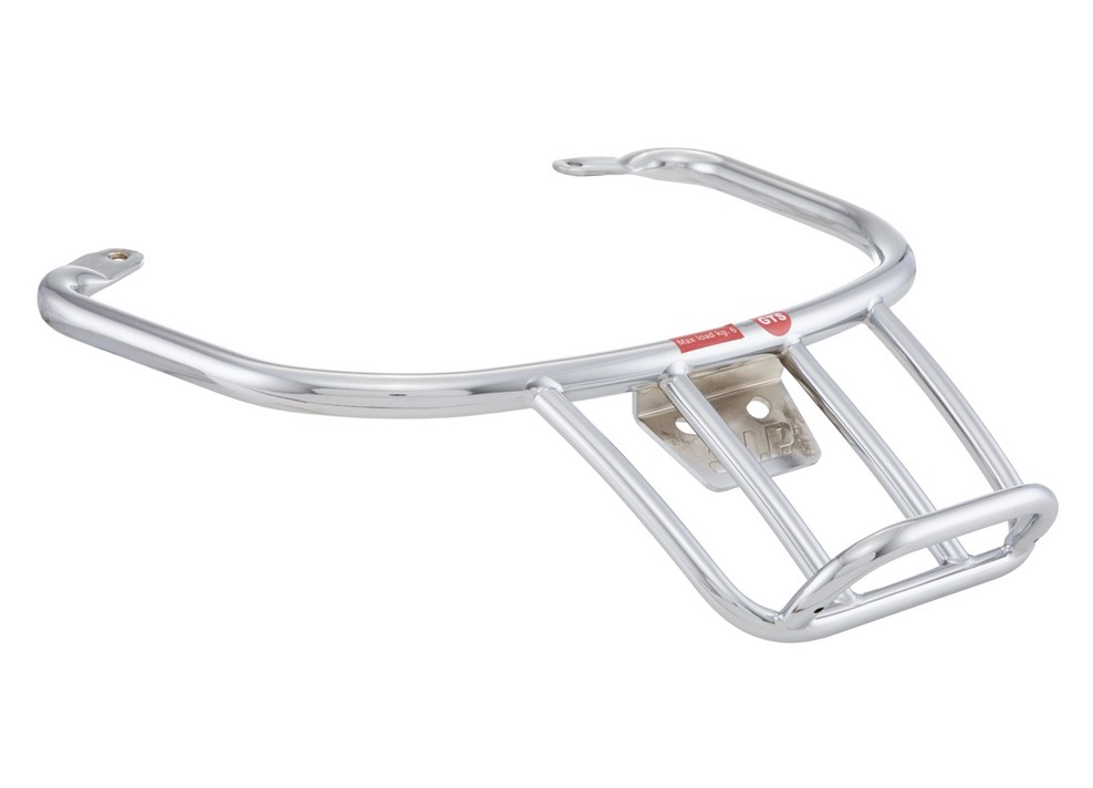 Portaequipajes / barra de agarre trasera de los años 70 para Vespa GTS/GTV/GT 125-300ccm 4T LC, cromado