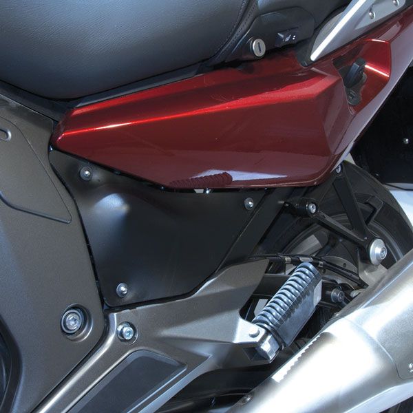Protección antisalpicaduras lateral trasera para BMW K 1600 GT /GTL (10-22), par, humo oscuro