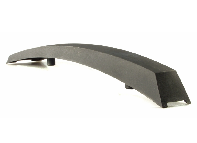 Tetón guardabarros angular FA ITALIA para Vespa PX 80-200cc, aluminio negro