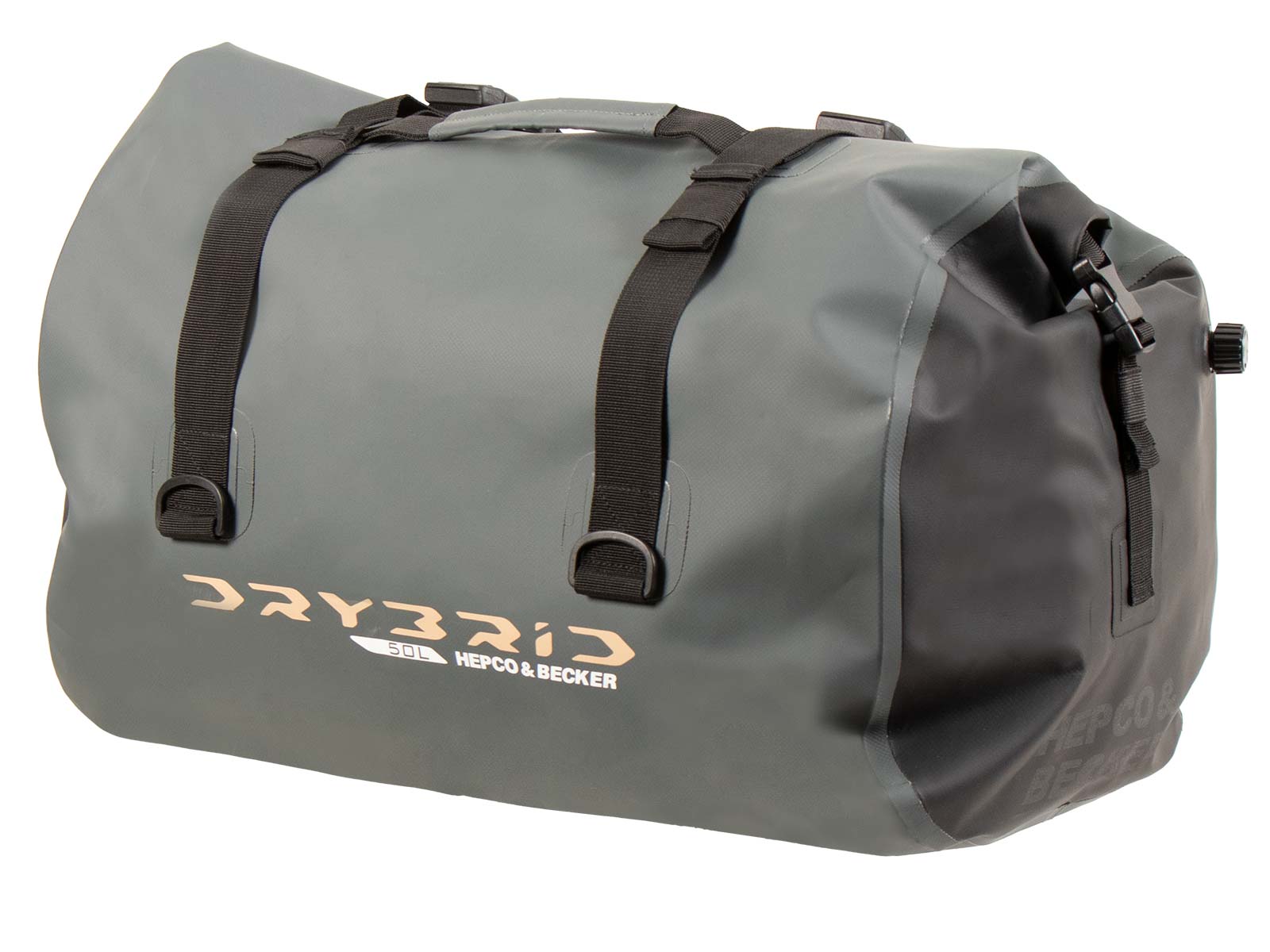 Bolsa trasera Drybrid Bag 50L gris, Hepco & Becker