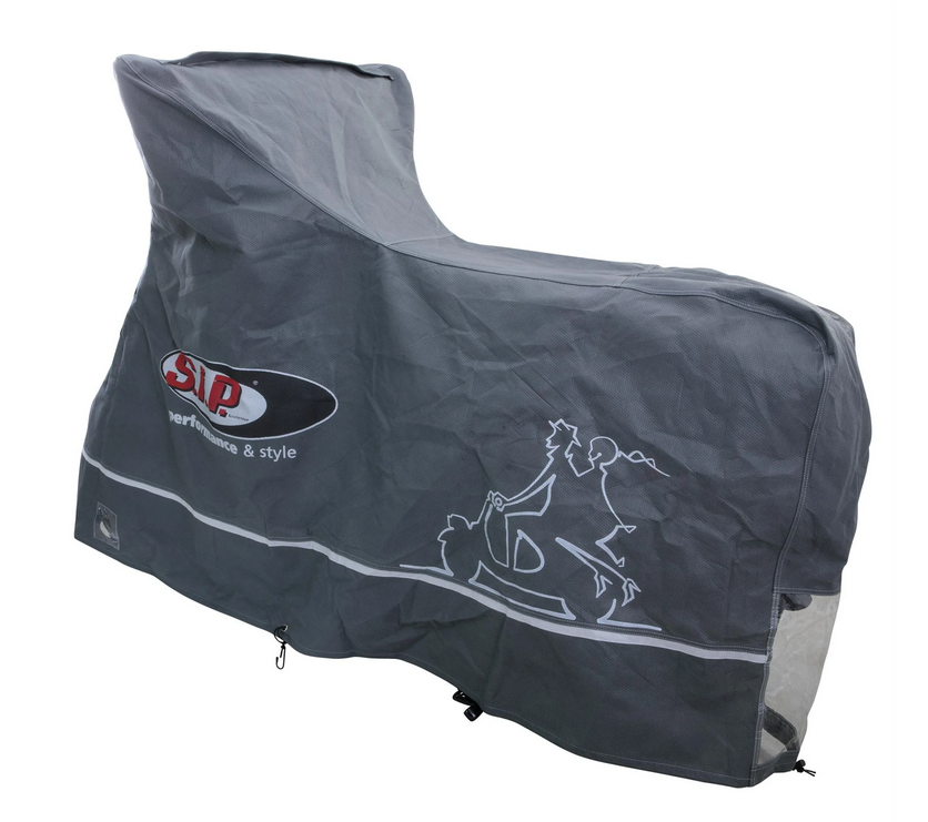 Garaje plegable Indoor PREMIUM 2.0 para Vespa ET2/ET4/LX/LXV/S/Primavera/Sprint, talla L, gris