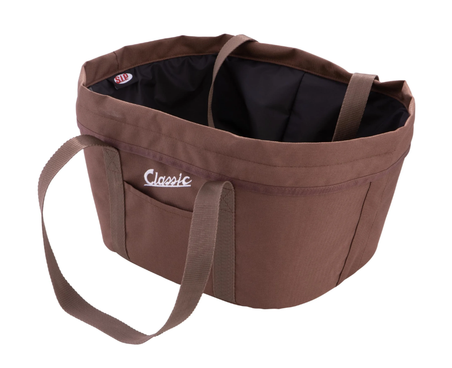 Kit de cesta portaequipajes "Classic" con portaequipajes para Vespa LX/LXV/S 50-150cc, marrón