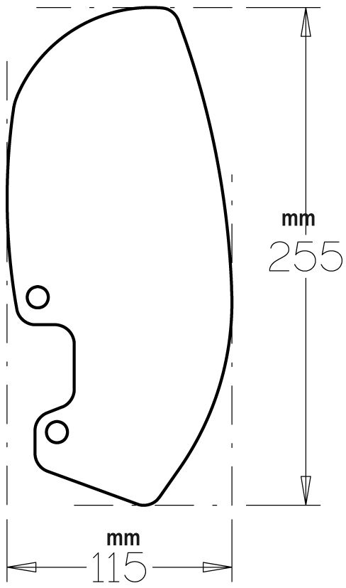 Deflector de viento para BMW R 1200 GS Adventure, par