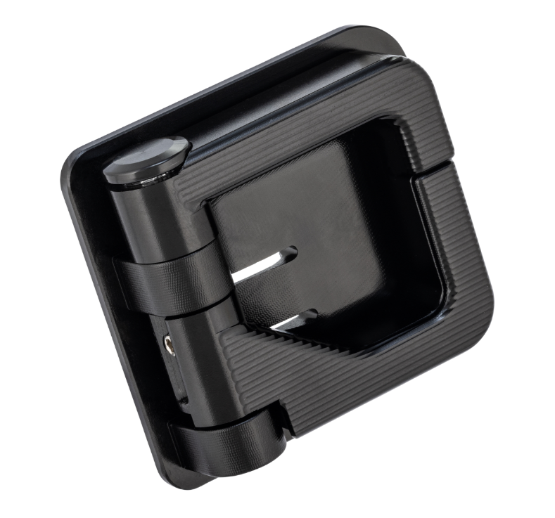 Gancho portaequipajes para Vespa GTS/GTS Super 125/300cc (`22-), aluminio, anodizado negro