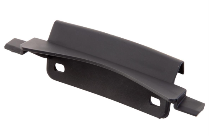 Conector mono ranura tubo pata escudo negro mate para Vespa Primavera/Sprint 50-150ccm