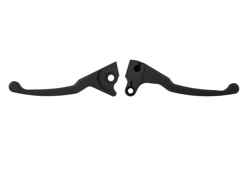 Juego de manetas de freno deportivas Shorty para Vespa LX /LXV /S /Primavera /Sprint 50-150ccm, negro mate