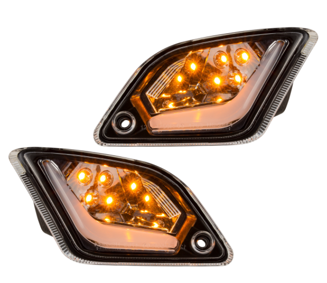Kit de indicadores delanteros y traseros para Vespa GTS/GTS Super/GTV/GT 60/GT/GT L ('03-'13), transparente