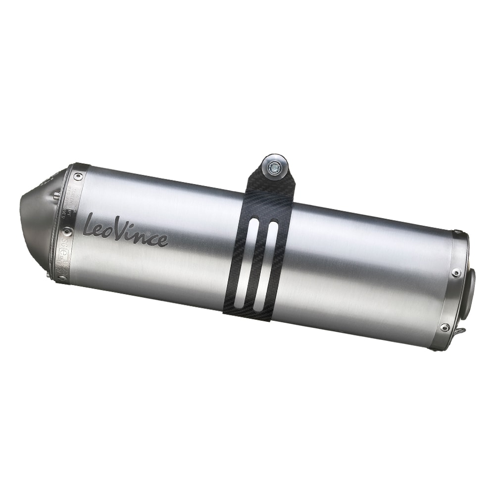 Sistema de escape LeoVince X3, aluminio, slip on para KTM LC4 640 / 650