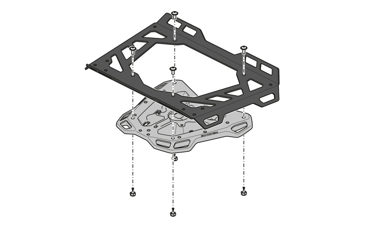 Portaequipajes SW-Motech STREET-RACK para Honda X-ADV 750 (21-24)