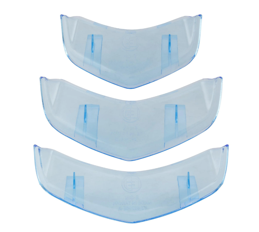 Inserto en cascada para Vespa GTS/GTS Super/GTV HPE 125-300cc ('19-22), azul transparente