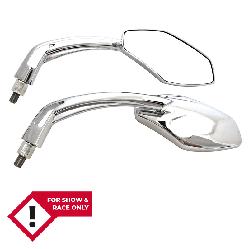 Espejo de manillar HIGHSIDER smart Luca cromado (par)