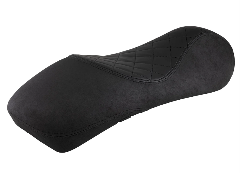 Asiento deportivo "Black Editiont" para Vespa GTS/GTS Super/GTV 125-300ccm (14-), acolchado negro
