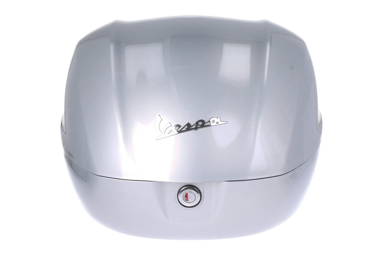 Kit baúl 32L gris (G41), respaldo negro para Vespa Primavera