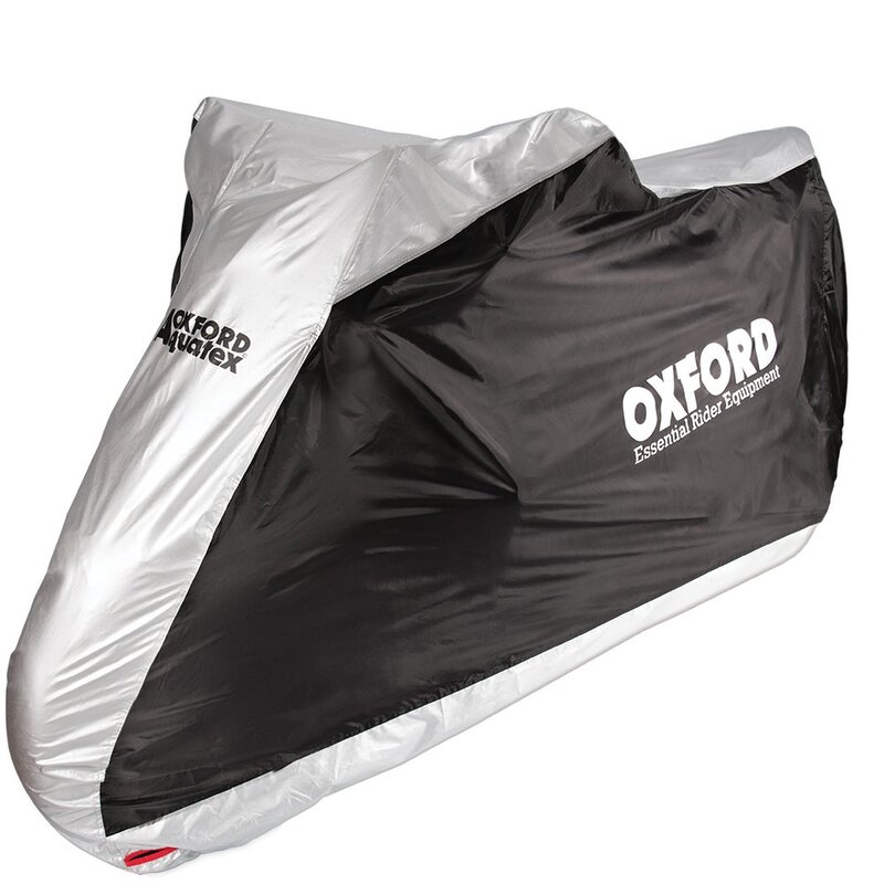 Funda Oxford Interior / Exterior Aquatex Negro/Plata - Moto / Scooter - L