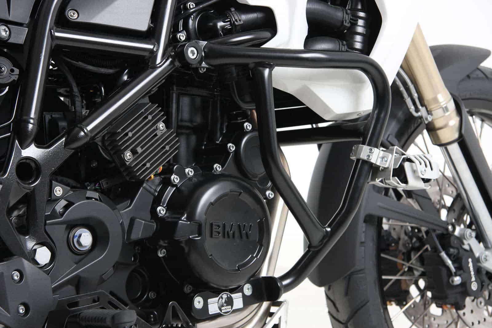 Protector de motor negro para BMW F 650 GS Twin (08-11)/F 700 GS (12-17) Hepco & Becker