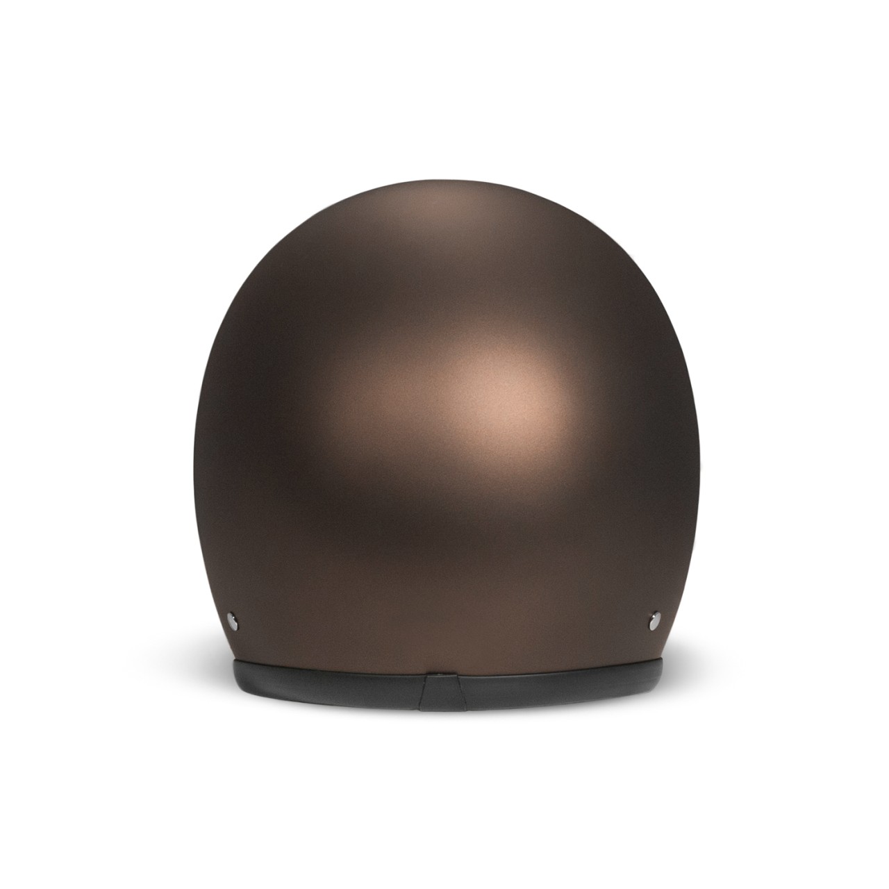 Casco DMD jet Retro, marrón, brillante, Caffè, fibra de vidrio, ECE 22.06