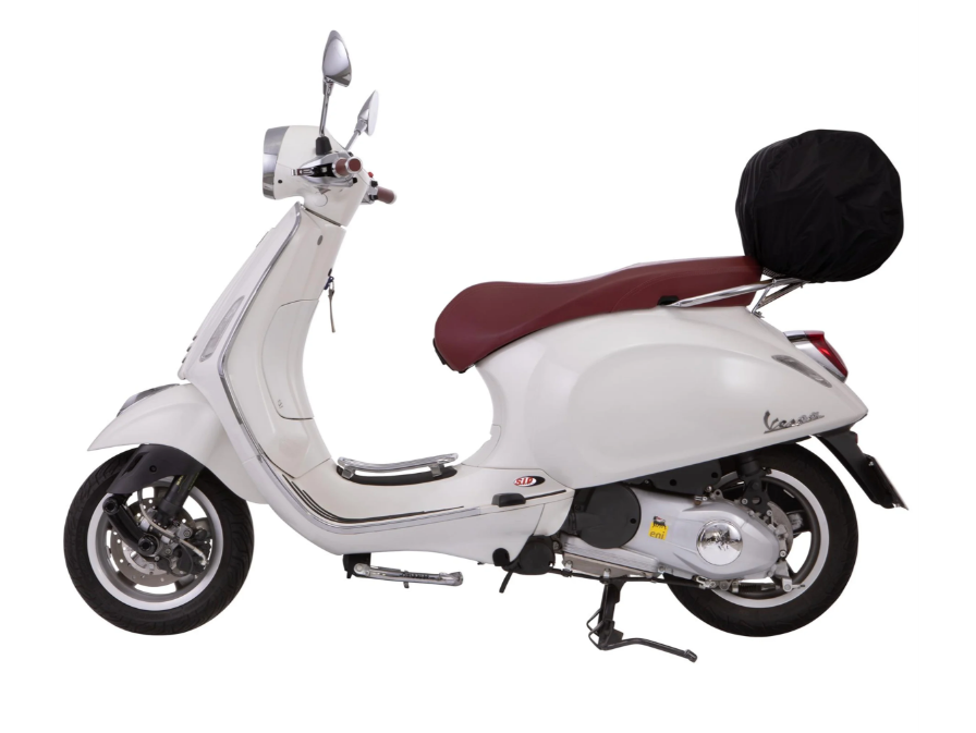 Kit de cesta portaequipajes "Classic" con portaequipajes para Vespa LX/LXV/S 50-150cc, marrón