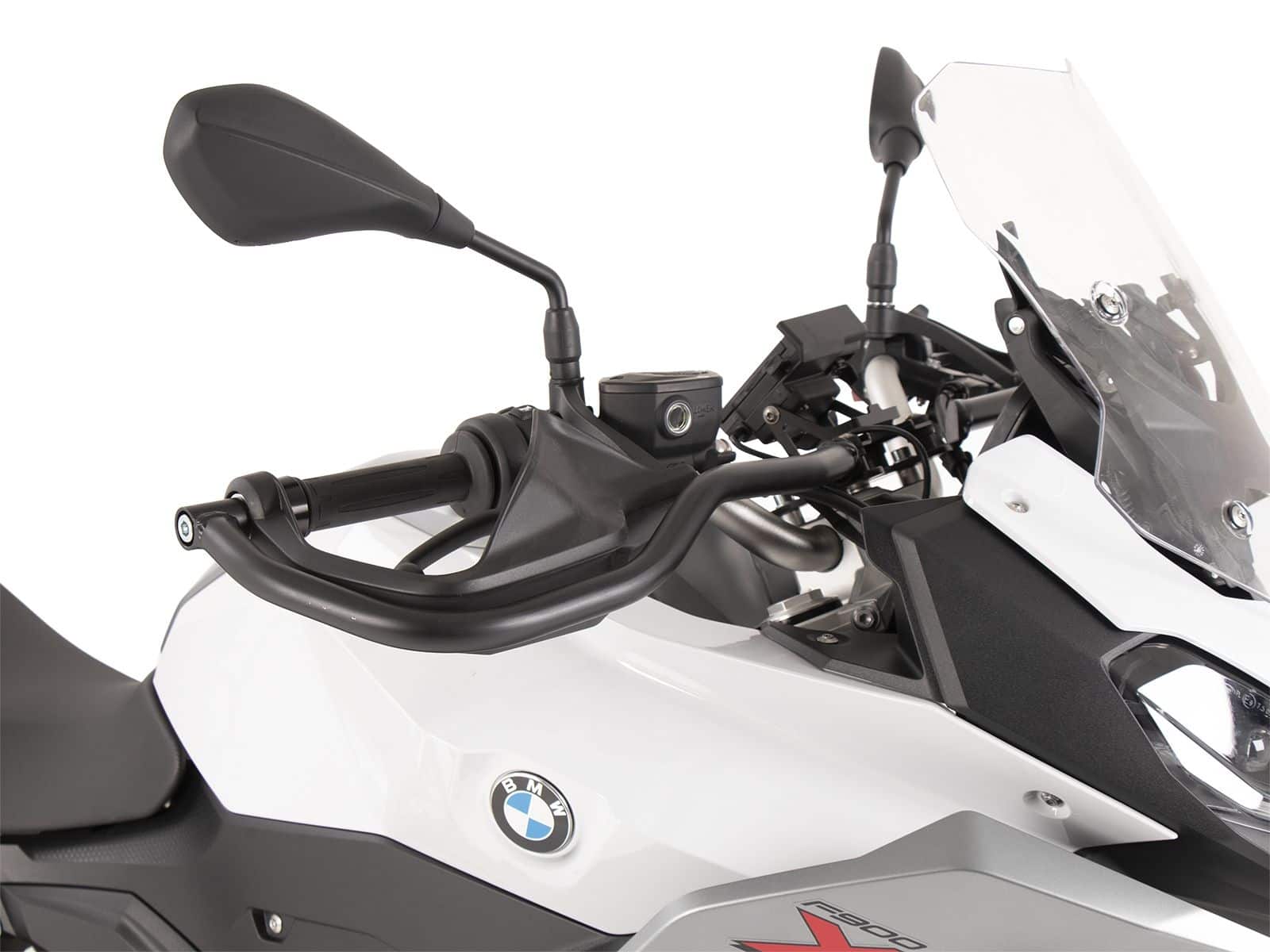 Barra de protección delantera negra para BMW F 900 XR (20-24) Hepco & Becker