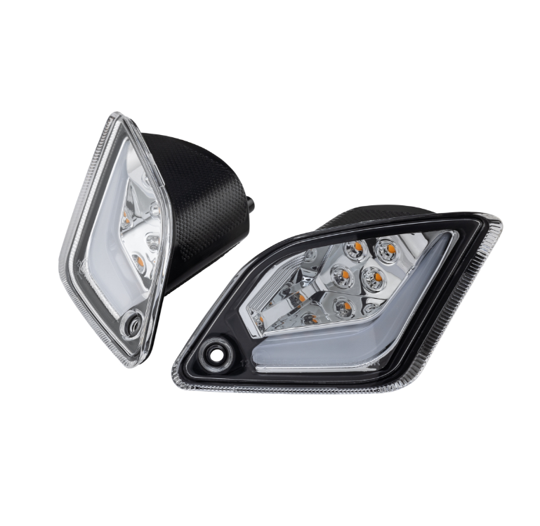 Kit de intermitentes delantero y trasero para Vespa GTS/GTS Super/GTV 125-300cc, transparente
