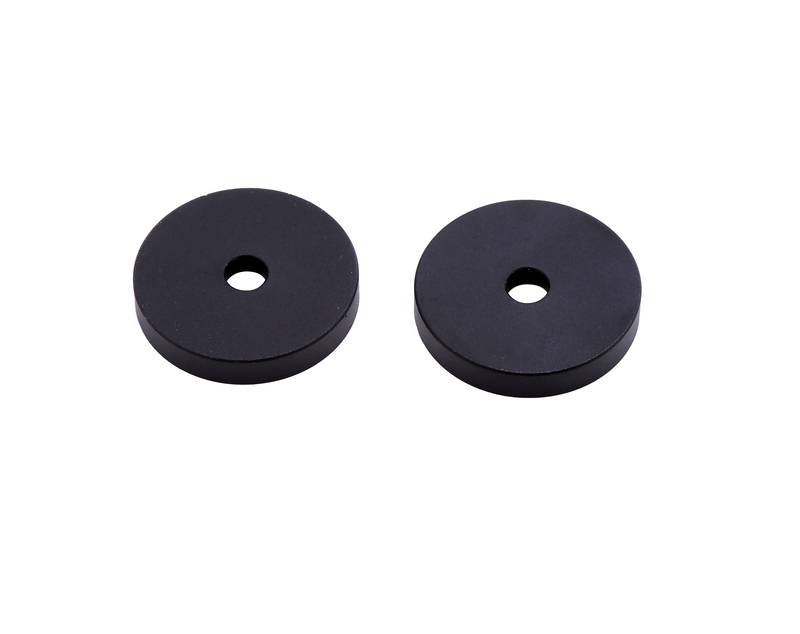 HIGHSIDER pro adaptador de manillar negro Para modelos Aprilia y Moto Guzzi (par)