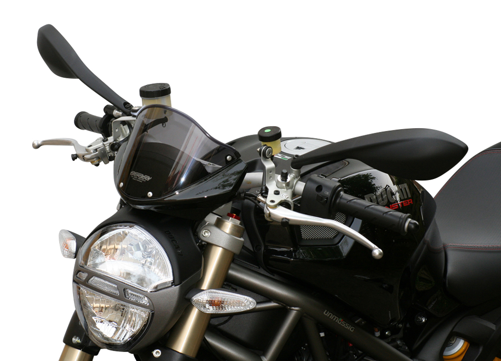 Parabrisas original MRA "O" para DUCATI MONSTER 696 / 796 / 1100 todos los años de construcción