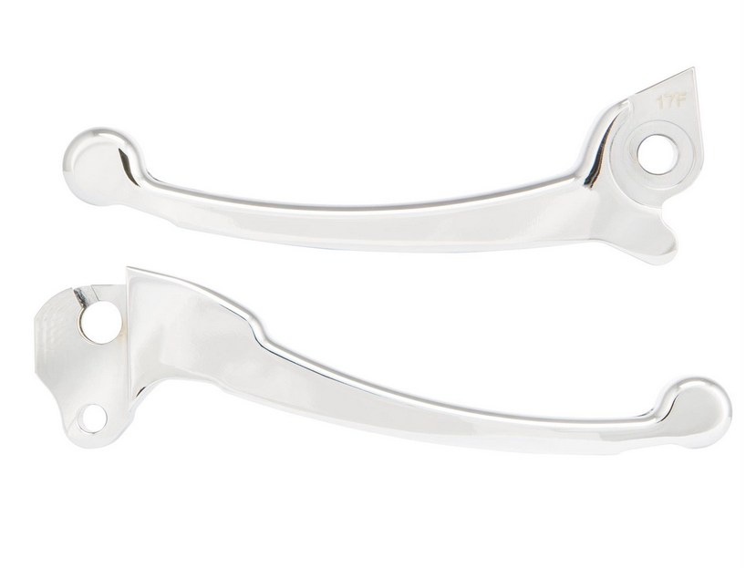 Juego palanca deportiva embrague/freno para Vespa PX 125-200ccm, HBZ Grimeca, derecha/izquierda, cromada