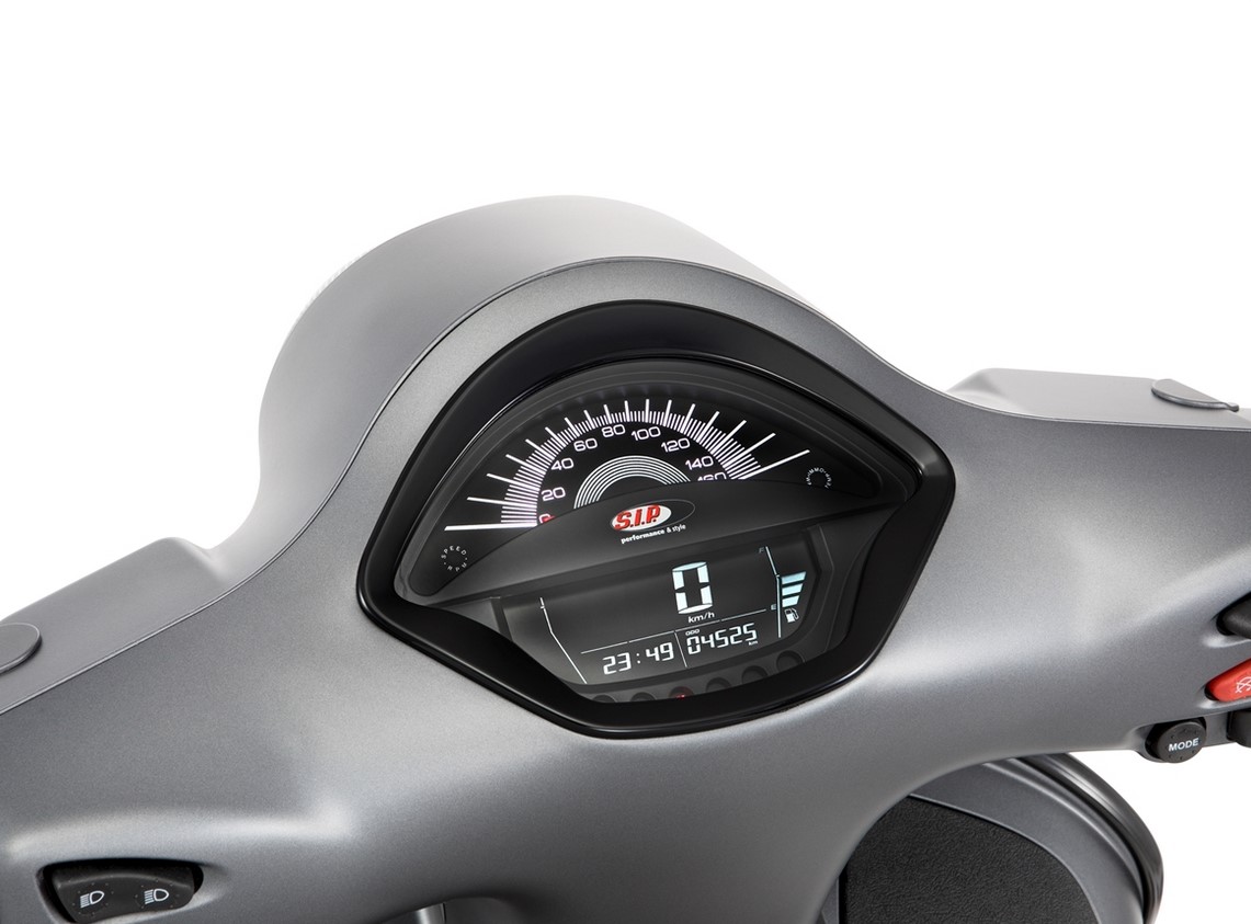 Cuentavueltas/cuentakilómetros para Vespa GTS/GTS Super 300cc FL ('14-), negro