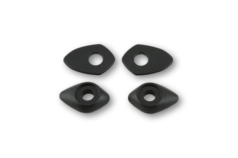 HIGHSIDER placas de montaje inteligentes Indy Espaciador Negro Para varias Ducati