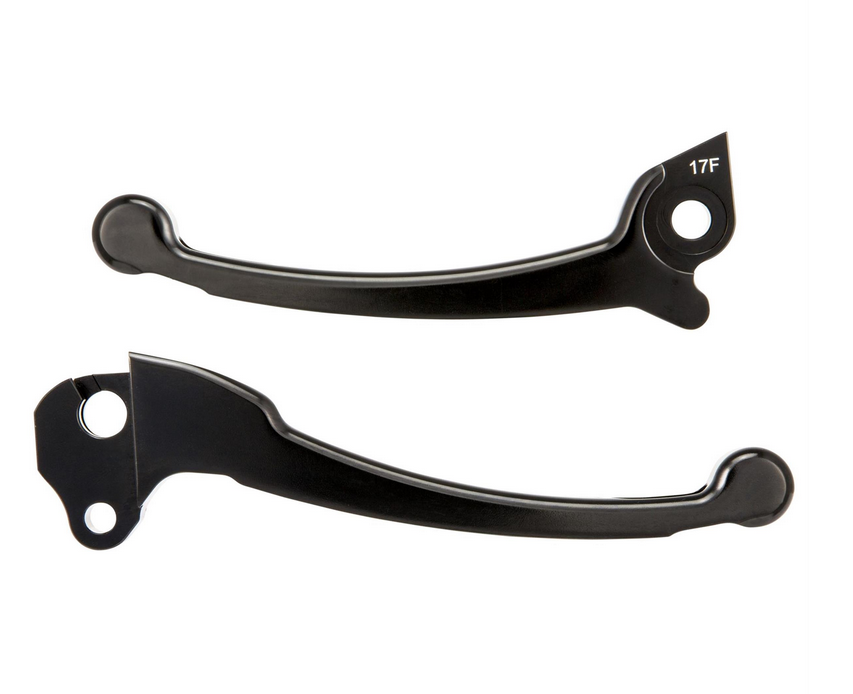 Juego palanca deportiva embrague/freno para Vespa PX 125-200ccm, HBZ Grimeca, derecha/izquierda, negro