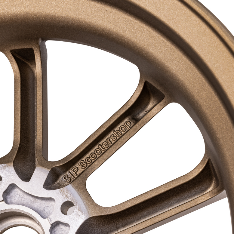 Llanta delantera/trasera 12" para Vespa GTS/GTS Super/GTV/GT 60/GT/GT L 125-300ccm, bronce mate
