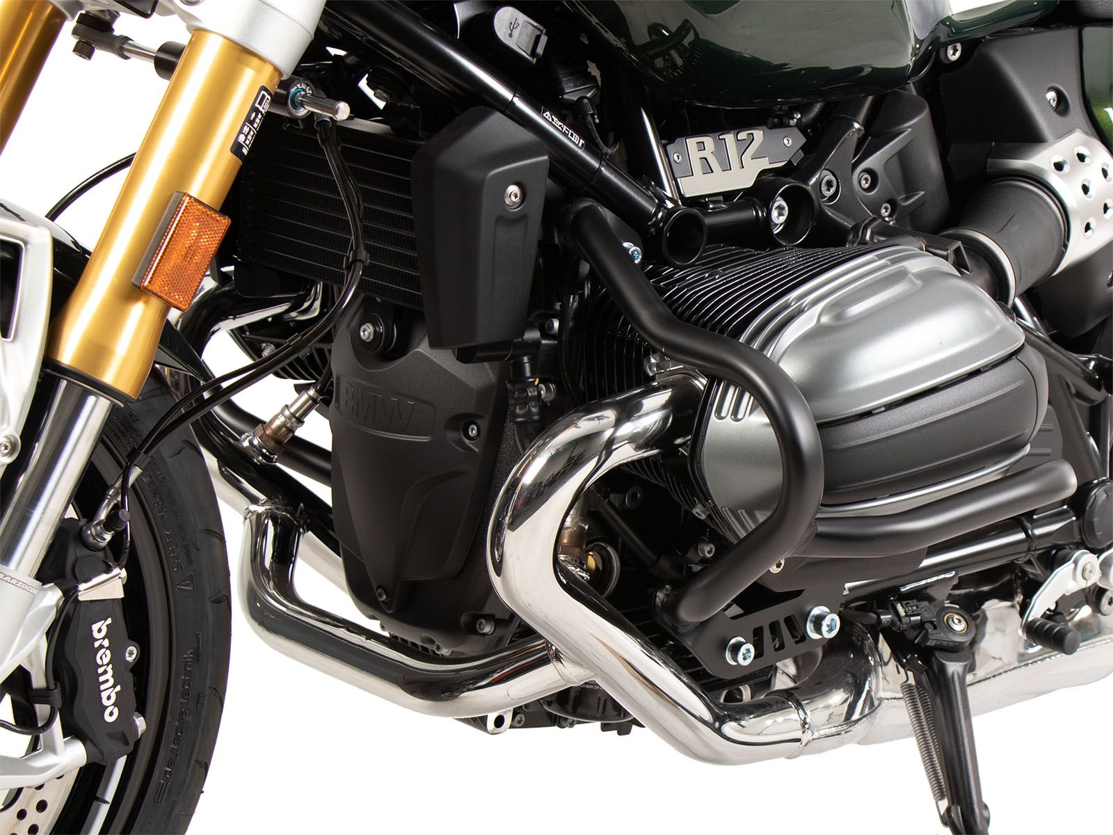 Protector de motor negro para BMW R 12 G/S (25-) Hepco & Becker