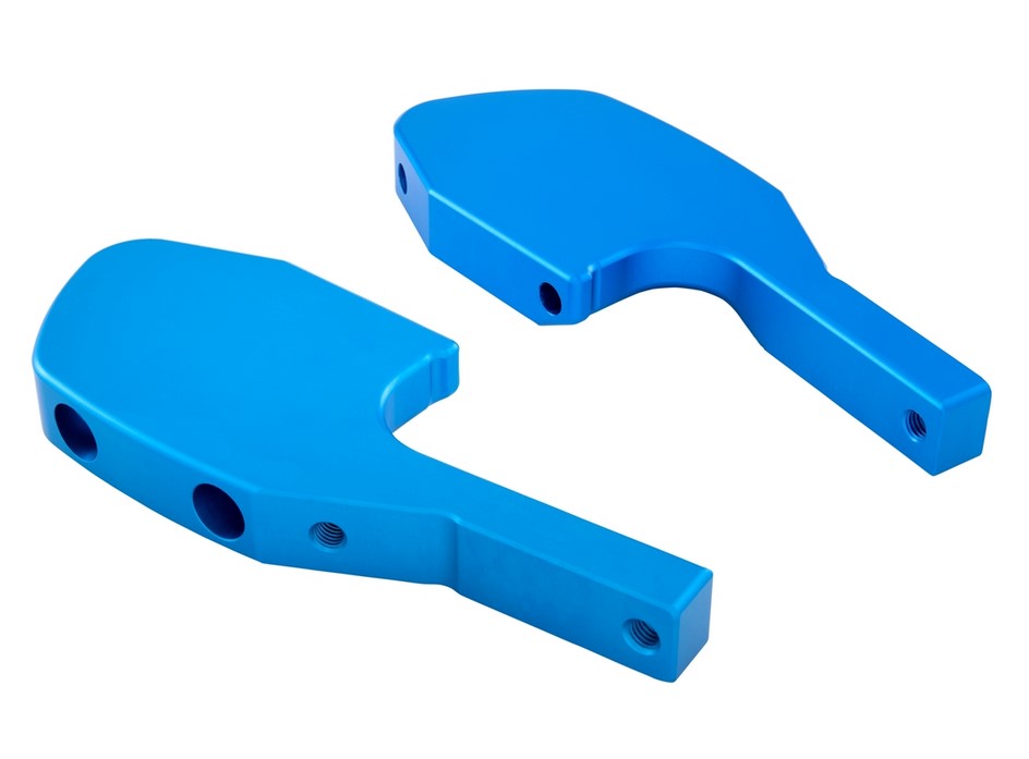 Adaptador de reposapiés para Vespa GTS/GTS Super/GTV/GT 60/GT/GT L 125-300ccm, azul mate