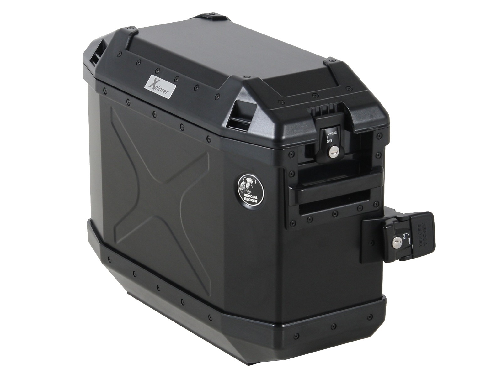 Maleta lateral Alu Xplorer 30 negra Hepco & Becker