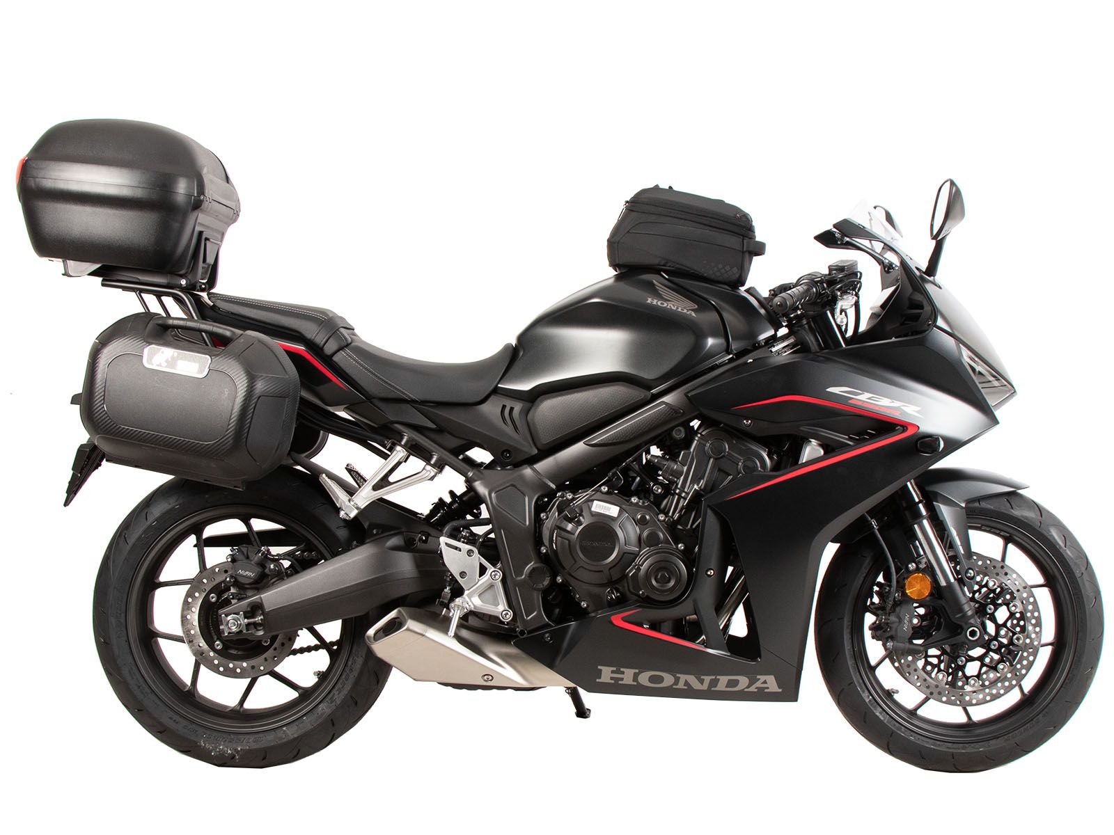 Portamaletas Easyrack negro para Honda CBR 650 R / E-Clutch (24-) Hepco & Becker
