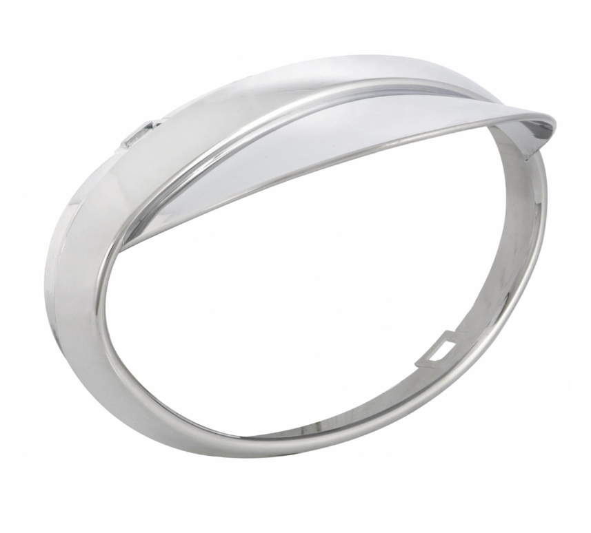 Aro de lámpara con tulipa para Vespa ET2 /ET4 50-150ccm, cromado