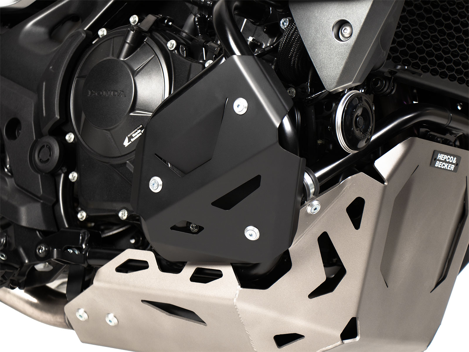 Placas adicionales para el protector de motor H&B para Honda XL 750 Transalp (23-) Hepco & Becker