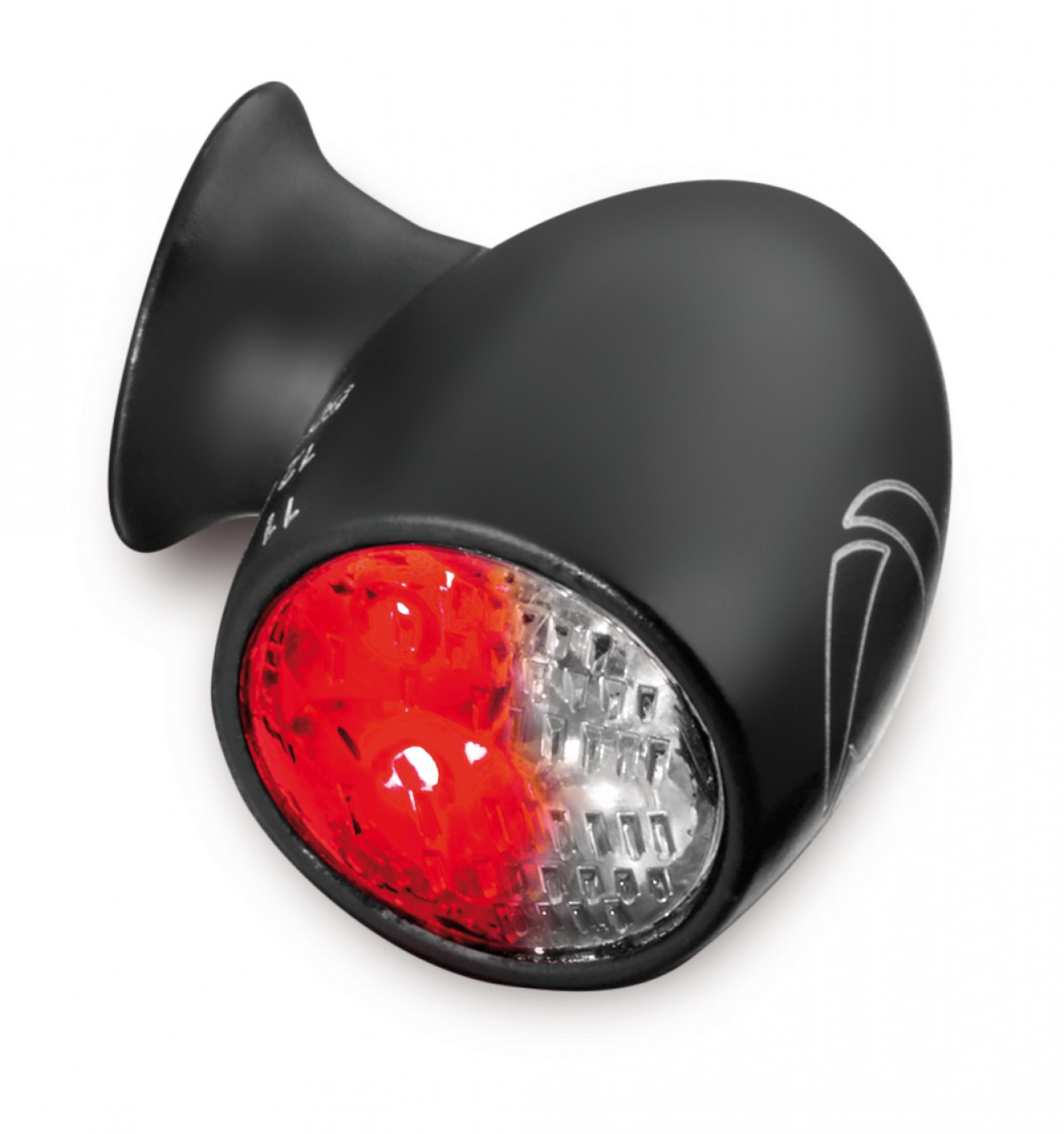 Indicador Kellermann, luz trasera y de freno, Atto DF, acero, LED, HL/HR 12 V, negro mate
