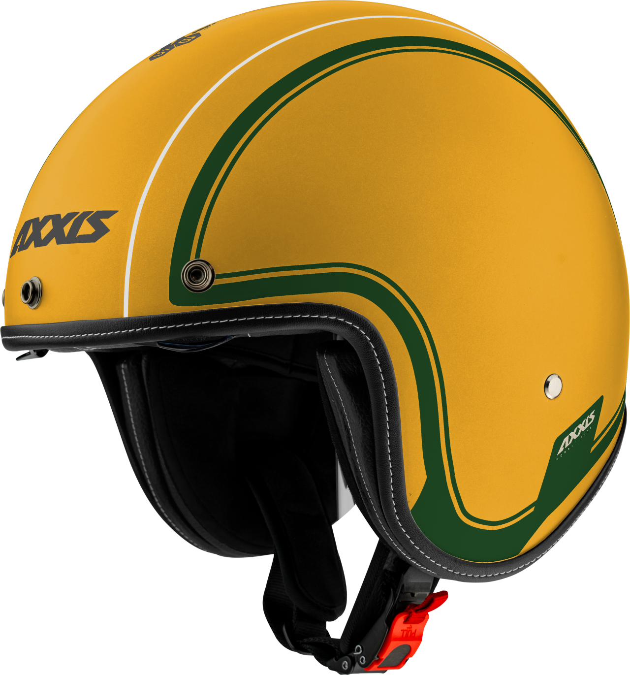 Casco jet Axxis, Hornet SV Royal, amarillo mate