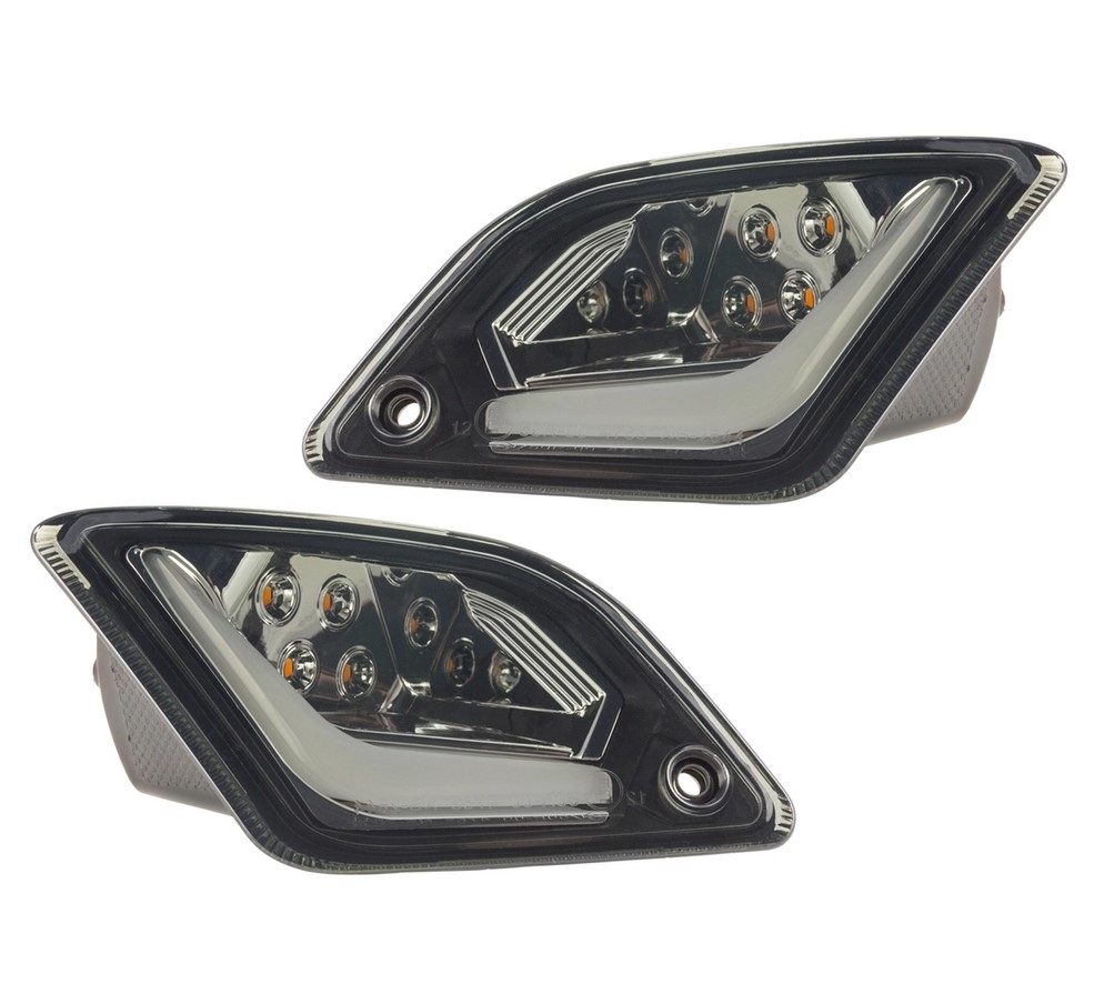 Kit intermitentes traseros izquierdo/derecho para Vespa GTS/GTS Super/GTV 125-300cc ('14-22), tintados