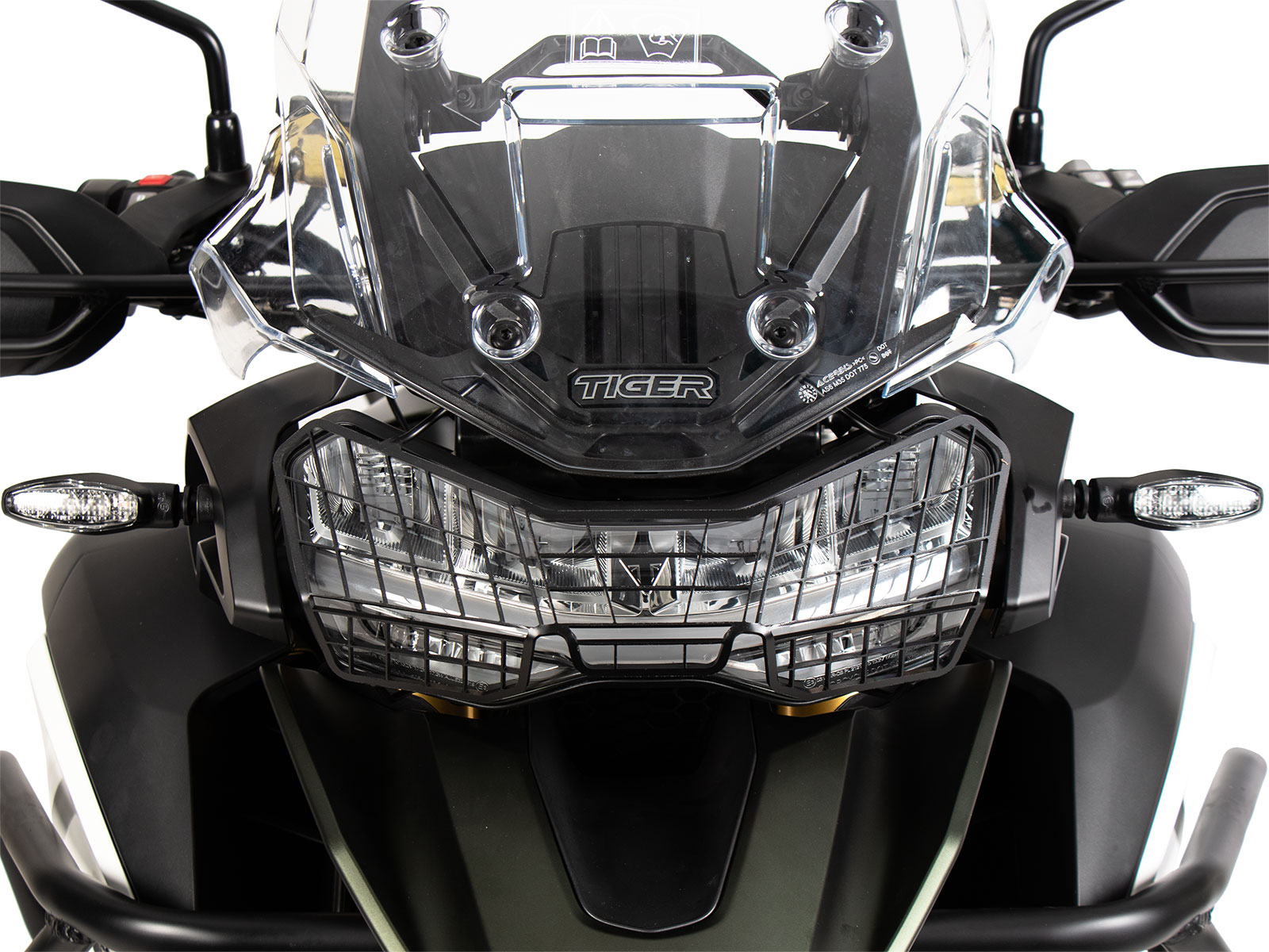 Rejilla protectora de faros para Triumph Tiger 1200 Rally Explorer / GT Explorer (22-) Hepco & Becker