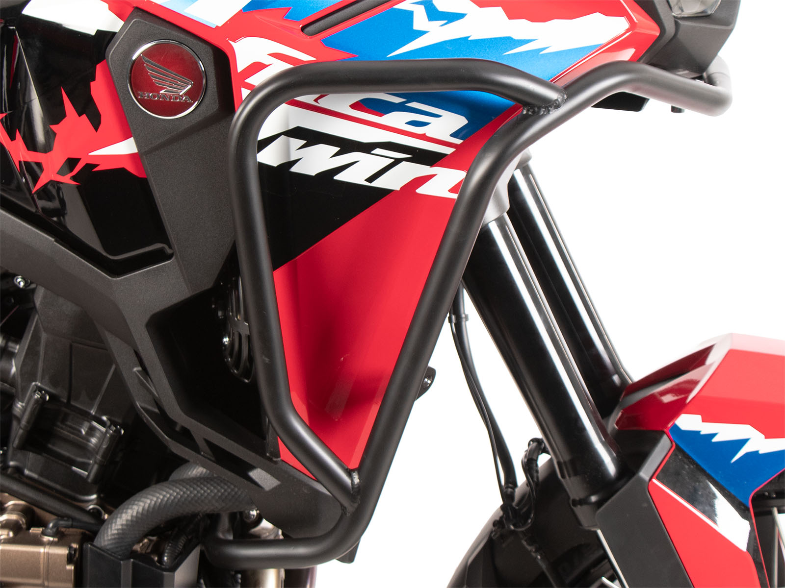 Barra protectora de depósito negra para Honda CRF 1100 L Africa Twin (24-) Hepco & Becker