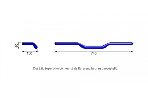 Manillar plano de Superbike LSL XN1