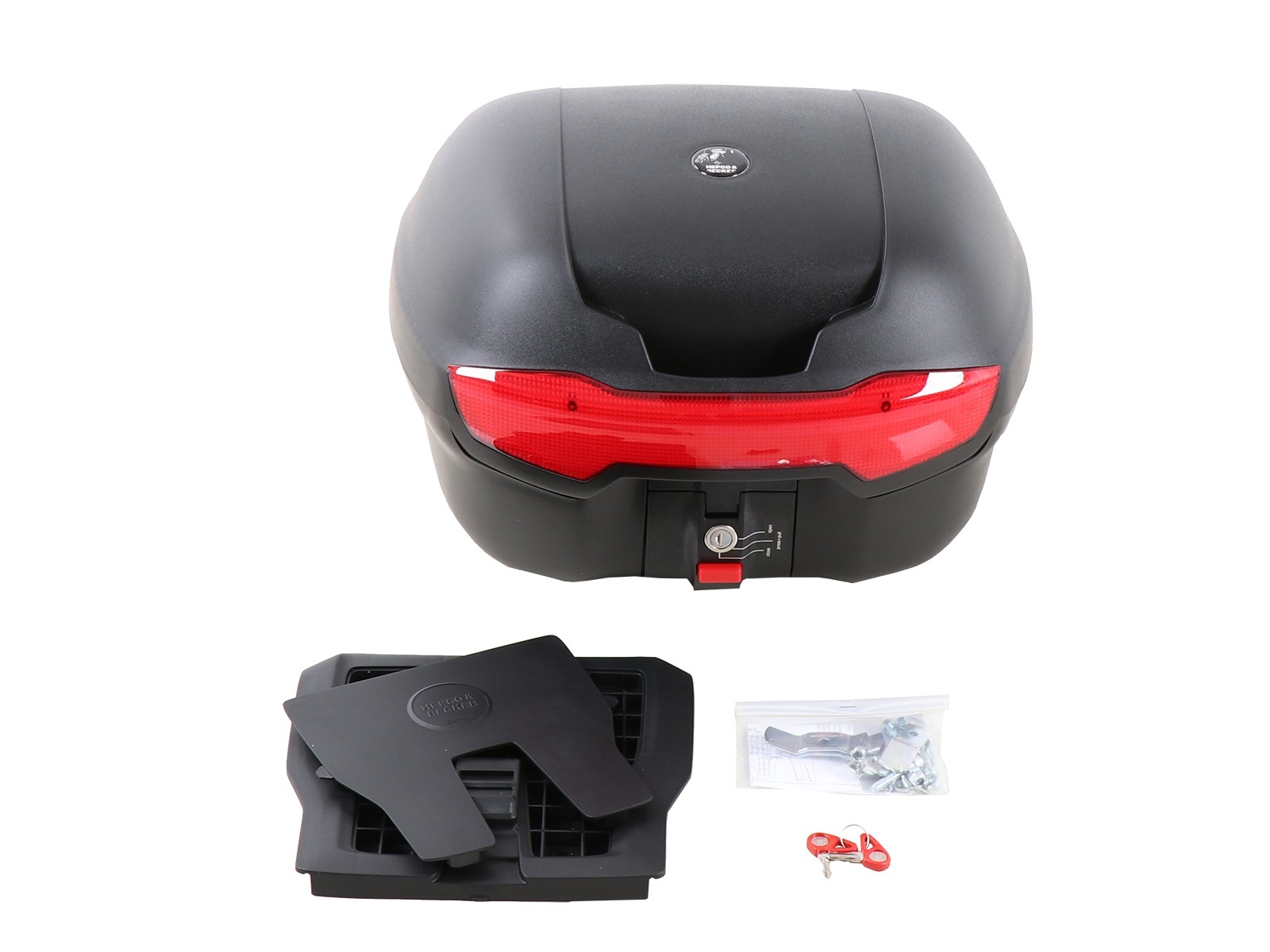 Journey Topcase 40 negro incl. palet de topcase universal para portadores de terceros Hepco & Becker