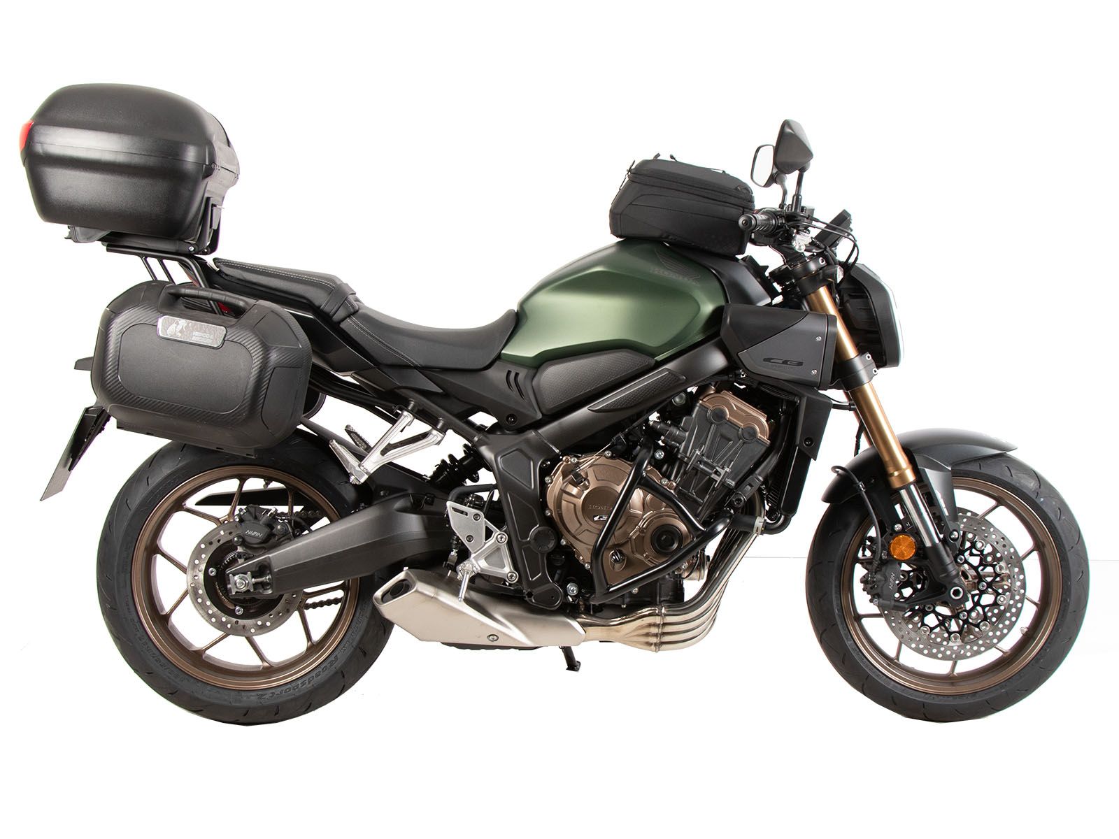 Portamaletas Easyrack negro para Honda CB 650 R / E-Clutch (24-) Hepco & Becker
