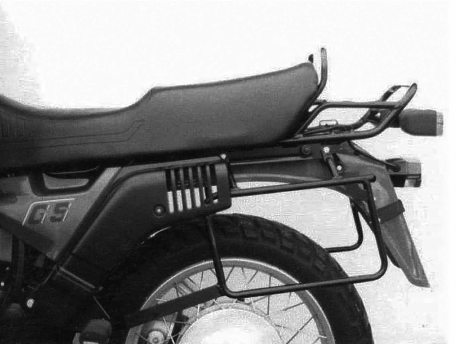 Portamaletas lateral fijo negro para BMW R 100 GS Paris-Dakar (89-96) Hepco & Becker