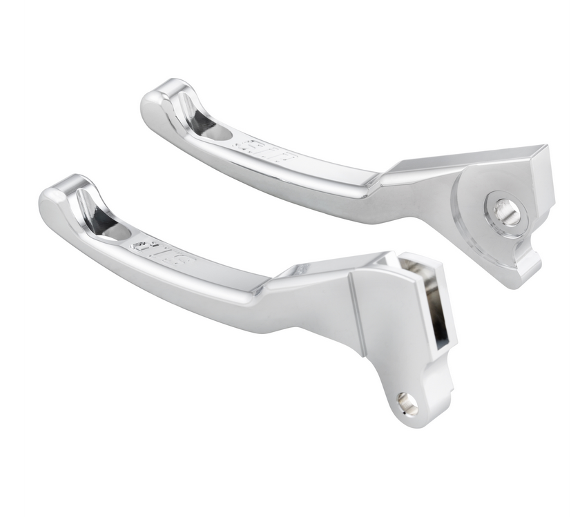 Juego de palancas de freno Sport Shorty para Vespa LX /LXV /S /Primavera /Sprint 50-150ccm, cromadas