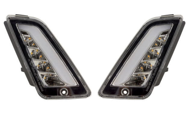 Kit de indicadores delanteros y traseros para Vespa GTS/GTS Super/GTV 125-300cc ('14-), transparente