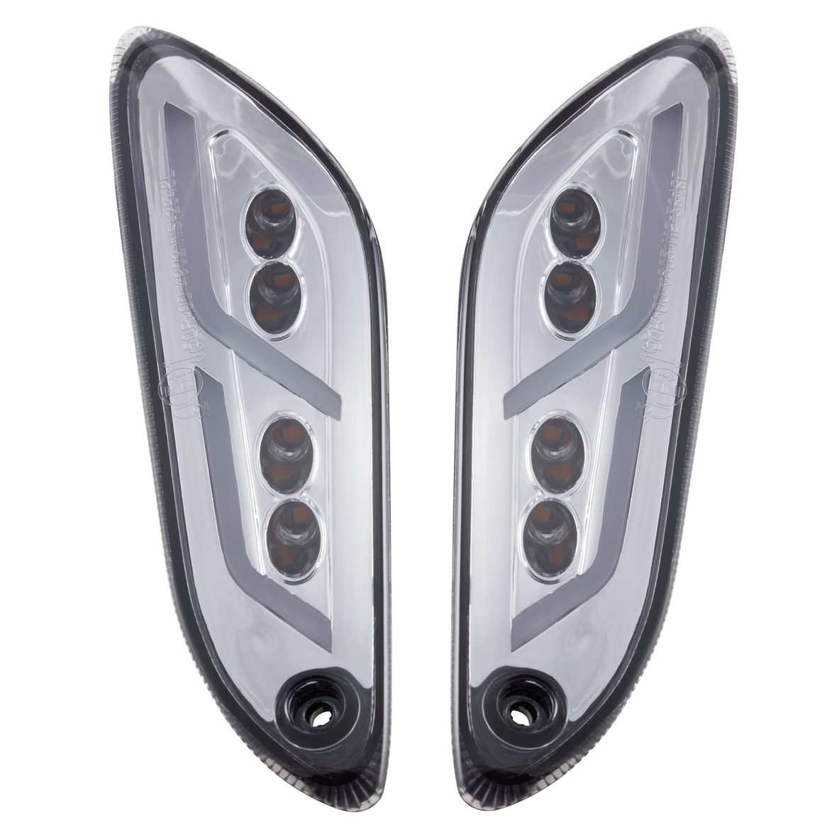 Kit de indicadores traseros izquierdo/derecho LED tintados para Vespa Primavera / Sprint 50-150cc SIP Style