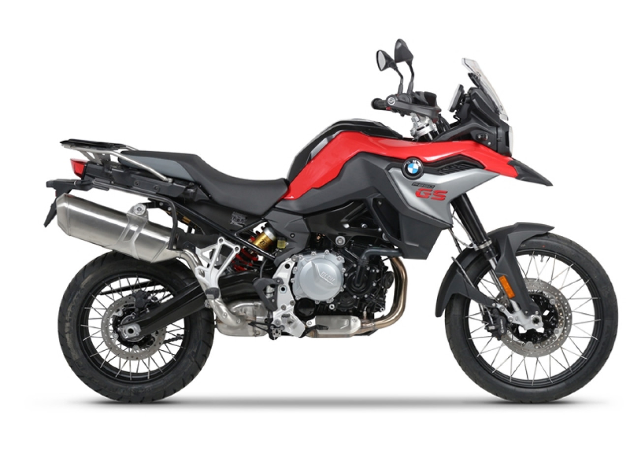 Portaequipajes laterales Shad «3P System», pintados en negro, para modelos BMW GS